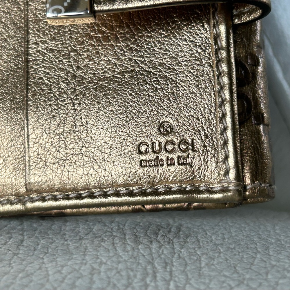 Gucci Wallet Metallic Gold - Picture 8 of 16